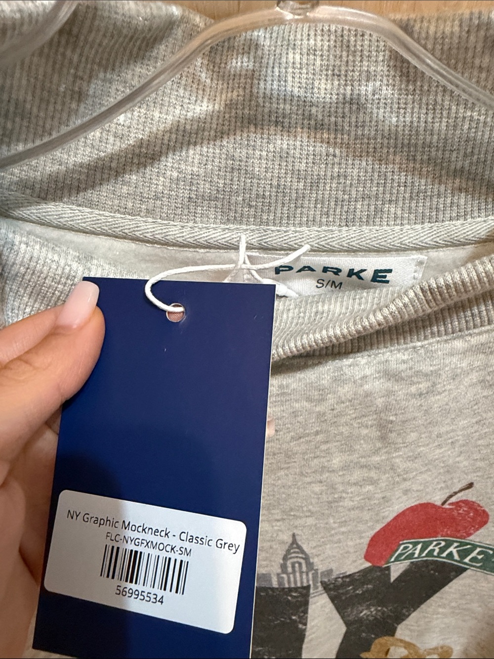 Parke NY Graphic Mockneck NWT - Picture 3 of 4